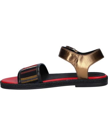Sandalen für Damen GEOX D825SJ 0AWBN D KOLLEEN C9261 BLACK-LT BRONZE