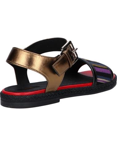 Sandalen für Damen GEOX D825SJ 0AWBN D KOLLEEN C9261 BLACK-LT BRONZE