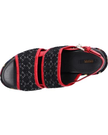 Sandalen für Damen GEOX D824VB 08JBC D SAKELY C0048 BLACK-RED