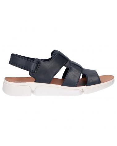 Man Sandals CLARKS 26150126 TRI COVE SKY  NAVY LEATHER