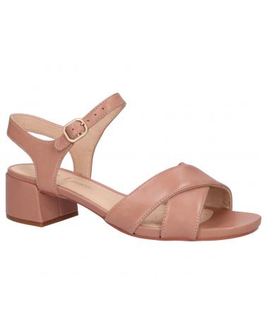 Woman Sandals CLARKS 26148404 SHEER35 STRAP PRALINE LEATHER