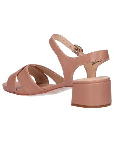 Woman Sandals CLARKS 26148404 SHEER35 STRAP PRALINE LEATHER