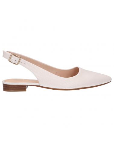 Bailarinas CLARKS  de Mujer 26148861 LAINA15 SLING  WHITE SNAKE
