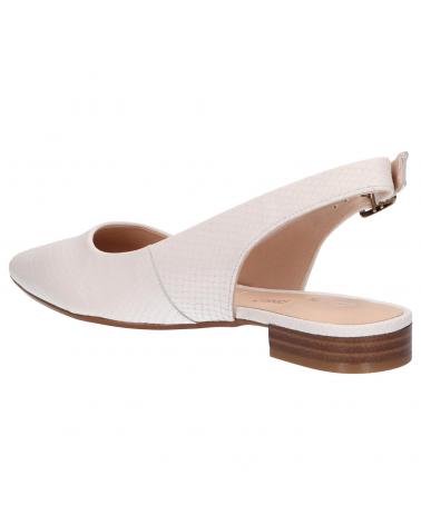 Bailarinas CLARKS  de Mujer 26148861 LAINA15 SLING  WHITE SNAKE