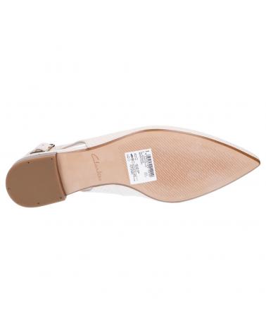 Bailarinas CLARKS  de Mujer 26148861 LAINA15 SLING  WHITE SNAKE