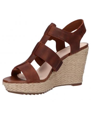 Woman Sandals CLARKS 26149296 MARITSA95 GLAD TAN LEATHER
