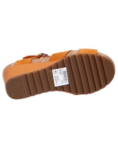 Sandali CLARKS  per Donna 26150434 FLEX SUN  AMBER SUEDE