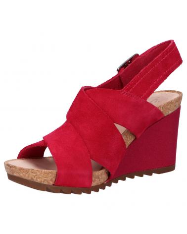 Sandalen für Damen CLARKS 26150436 FLEX SAND FUCHSIA SUEDE