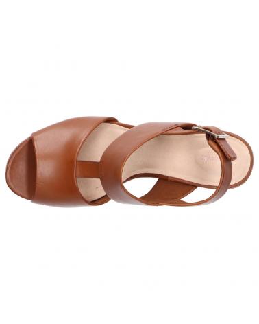 Woman Sandals CLARKS 26150672 MARITSA GLAD TAN LEATHER