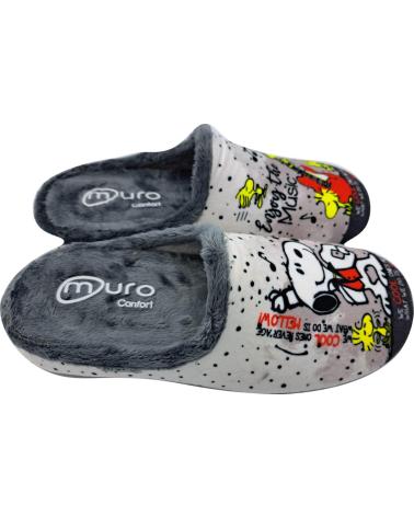 Calzado de casa OTRAS MARCAS  de Mujer ZAPATILLA CASA  GRIS