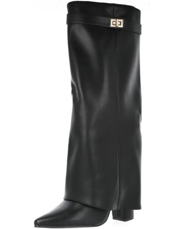 Woman boots L&R SHOES LR SHOES W9B-X8555-02 BOTAS TACON PANT NEGRO