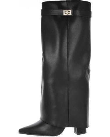 Woman boots L&R SHOES LR SHOES W9B-X8555-02 BOTAS TACON PANT NEGRO