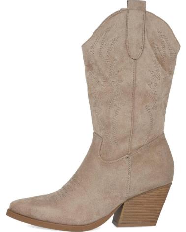 Botines de Mujer BUBBLE BOBBLE M2312 BOTAS COWBOY MUJER TAUPE