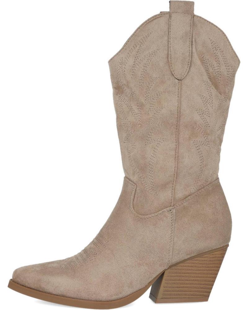 Botines de Mujer BUBBLE BOBBLE M2312 BOTAS COWBOY MUJER TAUPE