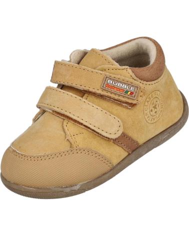 Zapatos de Niño BUBBLE BOBBLE BUBBLE KIDS C363 BOTAS PIEL BEBE CAMEL