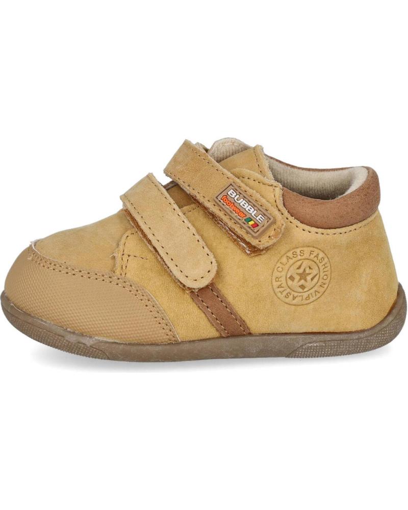Zapatos de Niño BUBBLE BOBBLE BUBBLE KIDS C363 BOTAS PIEL BEBE CAMEL