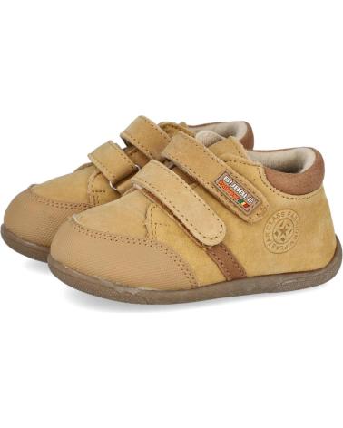 Zapatos de Niño BUBBLE BOBBLE BUBBLE KIDS C363 BOTAS PIEL BEBE CAMEL