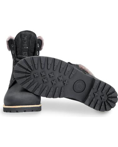 Botines de Mujer PANAMA JACK PANAMA 03 IGLOO B39 NOBUCK NEGRO