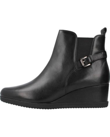 Woman Mid boots GEOX D ANYLLA WEDGE  NEGRO