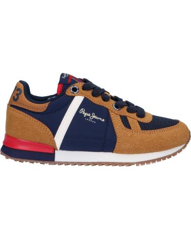 Woman and girl and boy Zapatillas deporte PEPE JEANS PBS30506 SYDNEY COMBI  859 TOBACCO