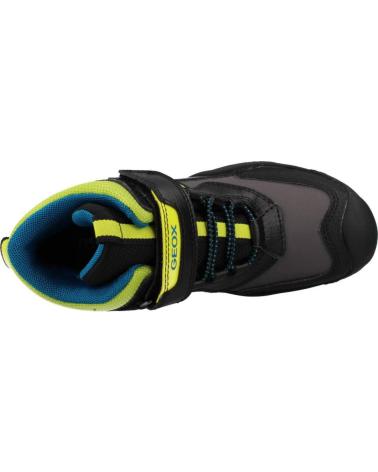 boy Mid boots GEOX J NEW SAVAGE BOY B A  GRIS