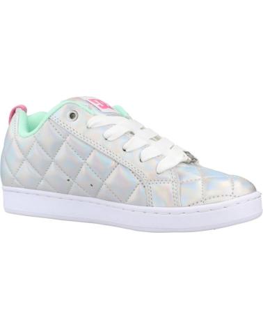 Woman Zapatillas deporte DC SHOES COURT GRAFFIK SE PLATA