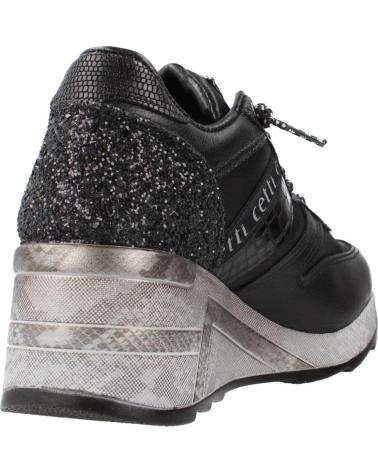Deportivas de Mujer CETTI ZAPATILLAS NEGRAS CUNA CASUAL NAPA CAMUF NEGRO