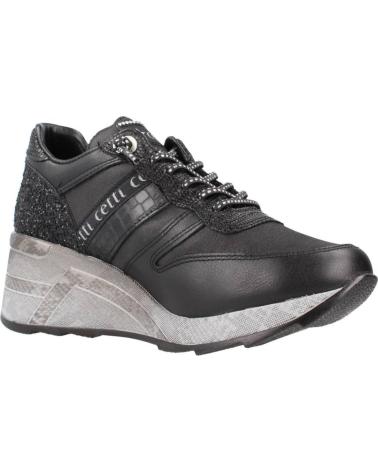 Deportivas de Mujer CETTI ZAPATILLAS NEGRAS CUNA CASUAL NAPA CAMUF NEGRO