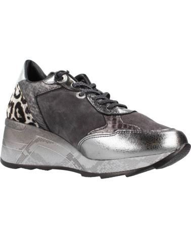 CETTI - SNEAKER CUNA METALIC C-1337 GRIS CON CORDON ELASTICOS VARIOS COLORES