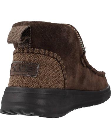 Stivaletti per Donna HEY DUDE DENNY SUEDE MARRON