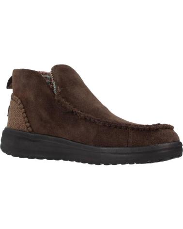 Stivaletti per Donna HEY DUDE DENNY SUEDE MARRON