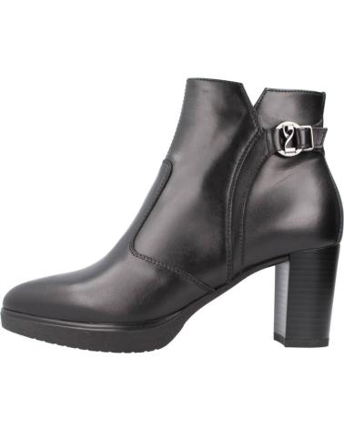 Stivaletti NERO GIARDINI  per Donna BOTIN VESTIR DE PIEL CON TACON Y PLATAFORMA  NEGRO