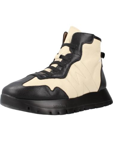 Botines de Mujer WONDERS BOTIN A-2451 NEGRO CREAM MUJER W NEGRO-CREAM