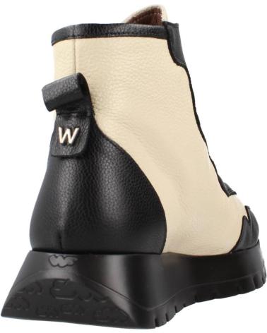 Botines de Mujer WONDERS BOTIN A-2451 NEGRO CREAM MUJER W NEGRO-CREAM