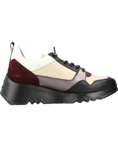Zapatillas deporte de Mujer WONDERS ZAPATILLA E-6730 NEGRO CREM MUJ NEGRO-CREM PLOMO