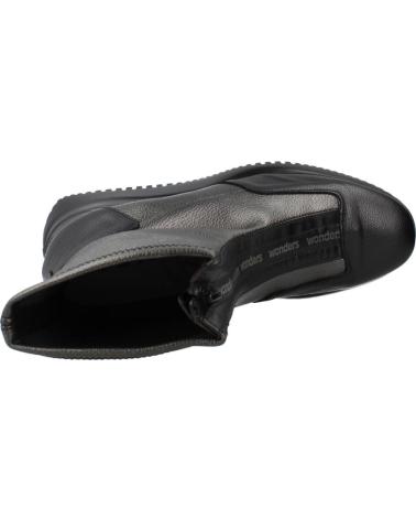 Woman Mid boots WONDERS BOTA G-6614 NEGRO PLOMO MUJER W A NEGRO-PLOMO
