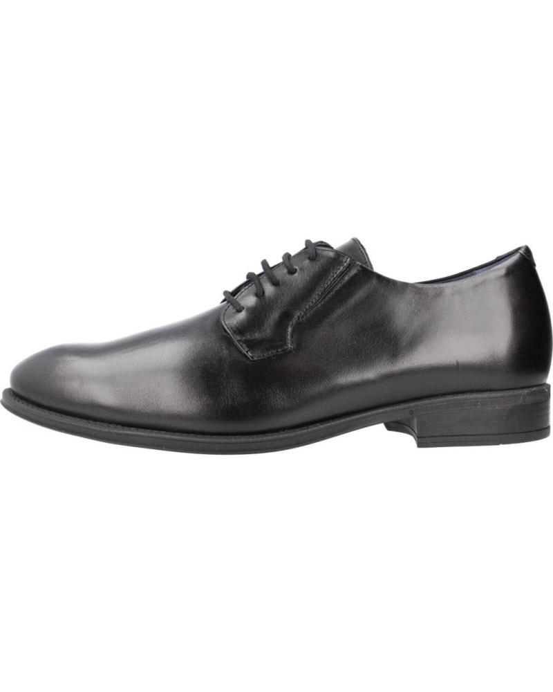 ZAPATOS DE VESTIR PITILLOS 112P NEGROS DE PIEL NEGRO
