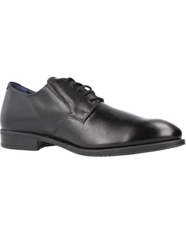 ZAPATOS DE VESTIR PITILLOS 112P NEGROS DE PIEL NEGRO
