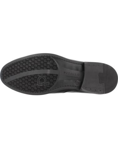 ZAPATOS DE VESTIR PITILLOS 112P NEGROS DE PIEL NEGRO