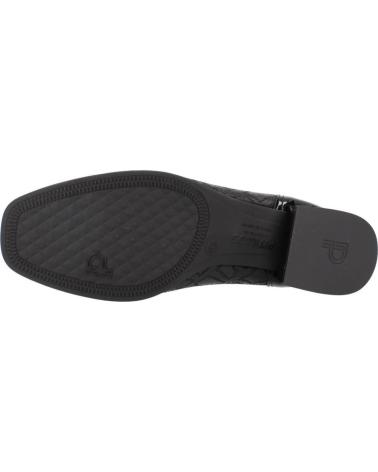 Bailarinas PITILLOS  de Mujer - BAILARINA NEGRA SERPIENTE CON TACON 542  NEGRO