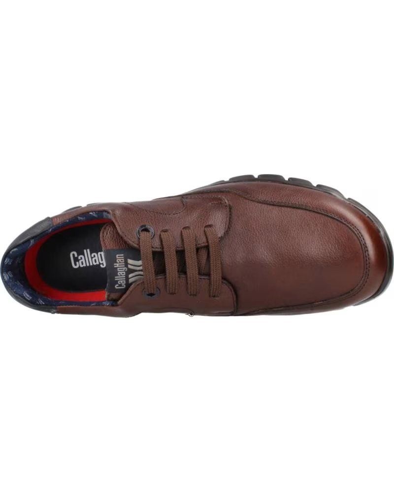 Callaghan Homme Freemind Derbys Chaussures Cuir Marron Confortables - Parfaites Toute L'Année