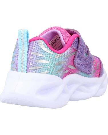 Deportivas de Niña SKECHERS TWISTY BRIGHTS ROSA
