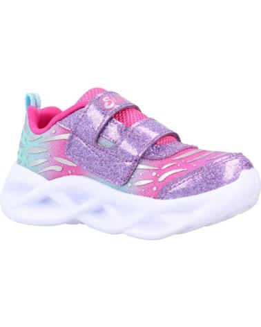Deportivas de Niña SKECHERS TWISTY BRIGHTS ROSA