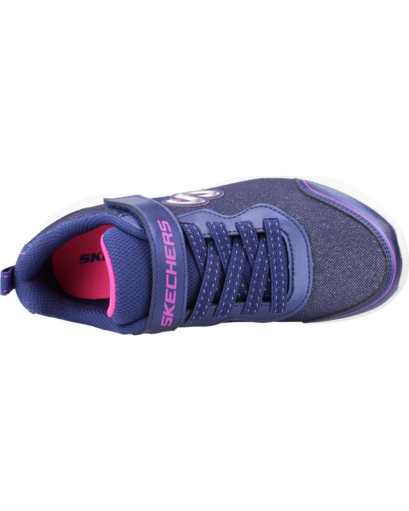 girl and boy Trainers SKECHERS ZAPATILLAS BOUNDER-GIRLY GROOVE BLUE