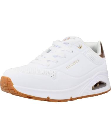 Woman and girl Trainers SKECHERS 310545L UNO GEN1 - SHIMMER AWAY  BLANCO