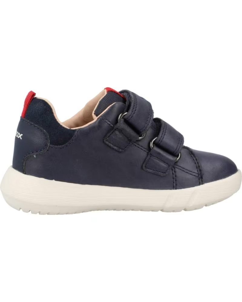 Bottines Geox Hyroo Pour Bébé Garçon - Cuir Velours, Respirantes, Scratch Facile - Confort Optimal