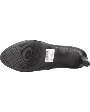 Botines de Mujer CLARKS AMBYR RISE CON TACON Y PLATAFORMA NEGRO