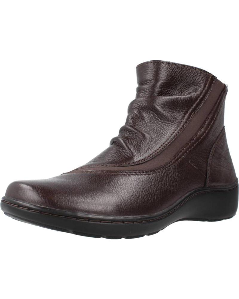 Clarks Stivaletti Cora Rae Donna, Pelle marroncino scuro, 5