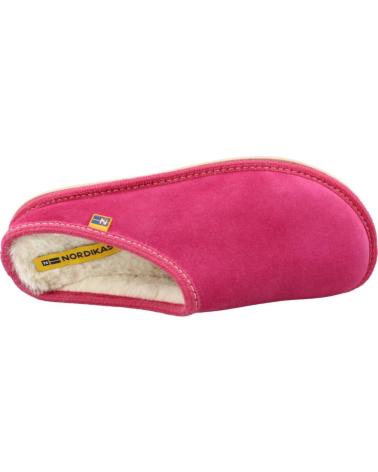 Calzado de casa de Mujer NORDIKAS DUX ROJO