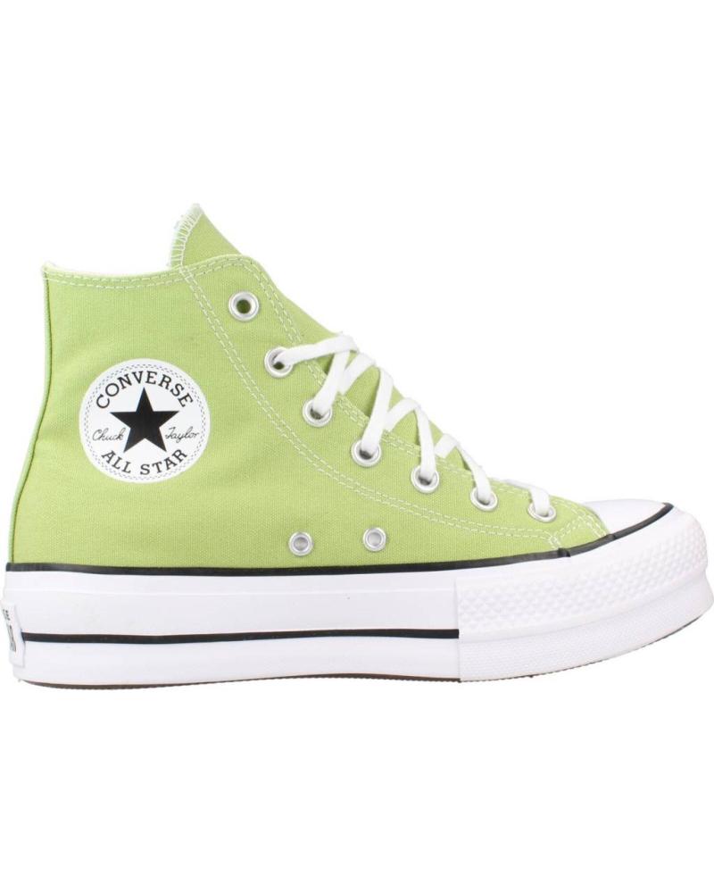 Esportes  CONVERSE  de Mulher e Menina BOTAS CHUCK TAYLOR ALL STAR LIFT PARA MUJER EN COLOR  VERDE